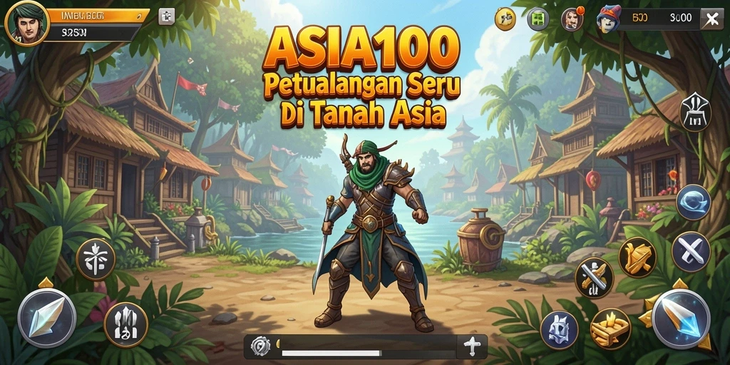 Screenshot menunjukkan gameplay seru dalam ASIA100 yang penuh petualangan.