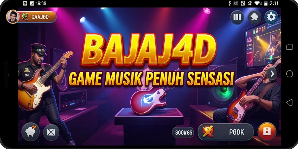 Screenshot gameplay menunjukkan keseruan bermain musik di BAJAJ4D.