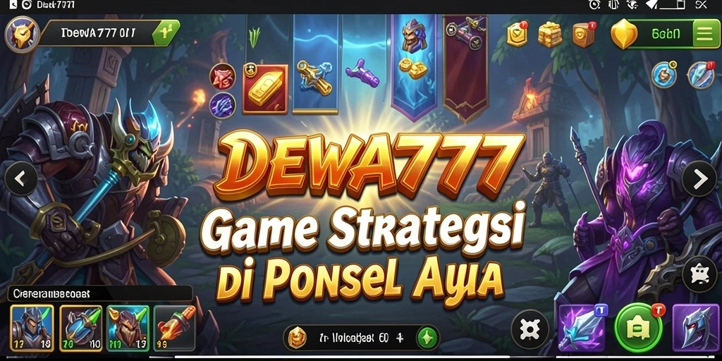 Tangkapan layar menampilkan pertempuran epik dalam DEWA777.
