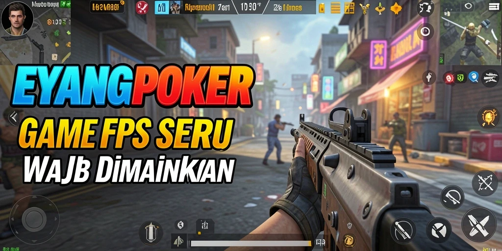 Tampilkan gameplay seru dalam EYANGPOKER di medan perang.