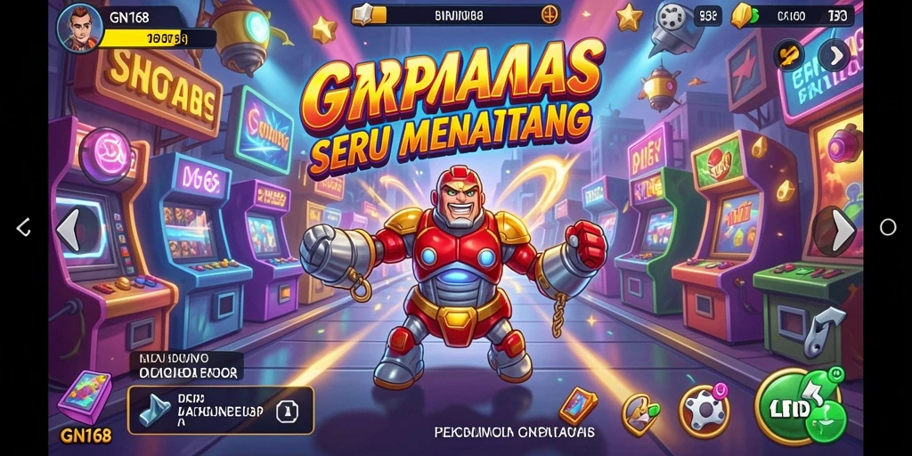 Tampilan gameplay seru dan menantang dari GN168.