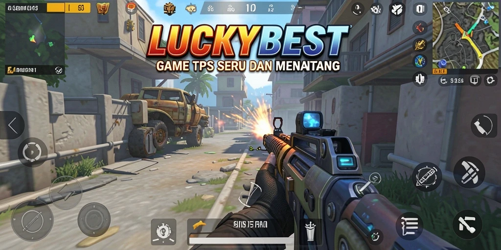 Tampilan gameplay TPS LUCKYBEST yang seru dan menegangkan.