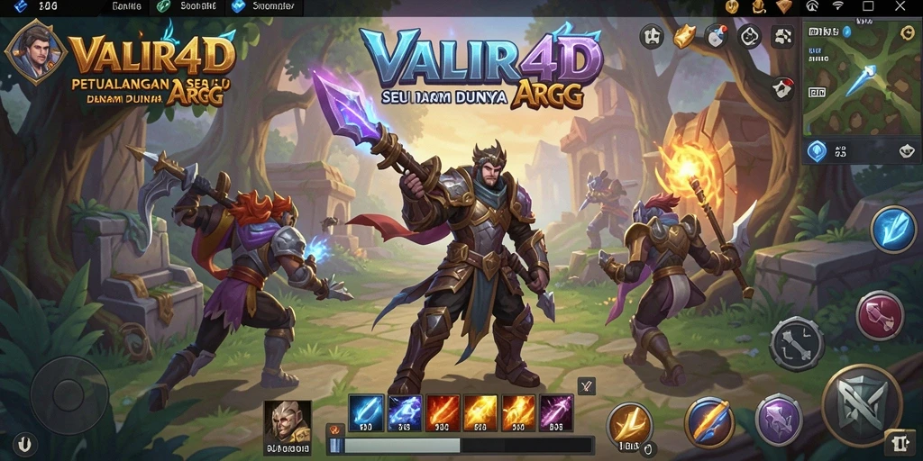 Gameplay <strong>VALIR4D</strong> yang seru dengan battle action yang mendebarkan.